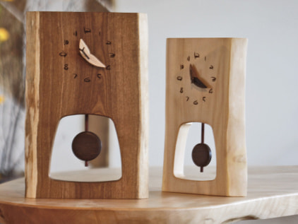 振り子時計　木製時計