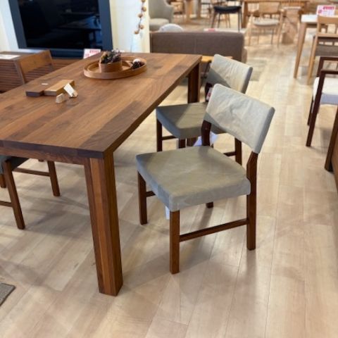 広松木工　アウトレットセール品　FREX ウォールナット　ダイニングテーブル182 